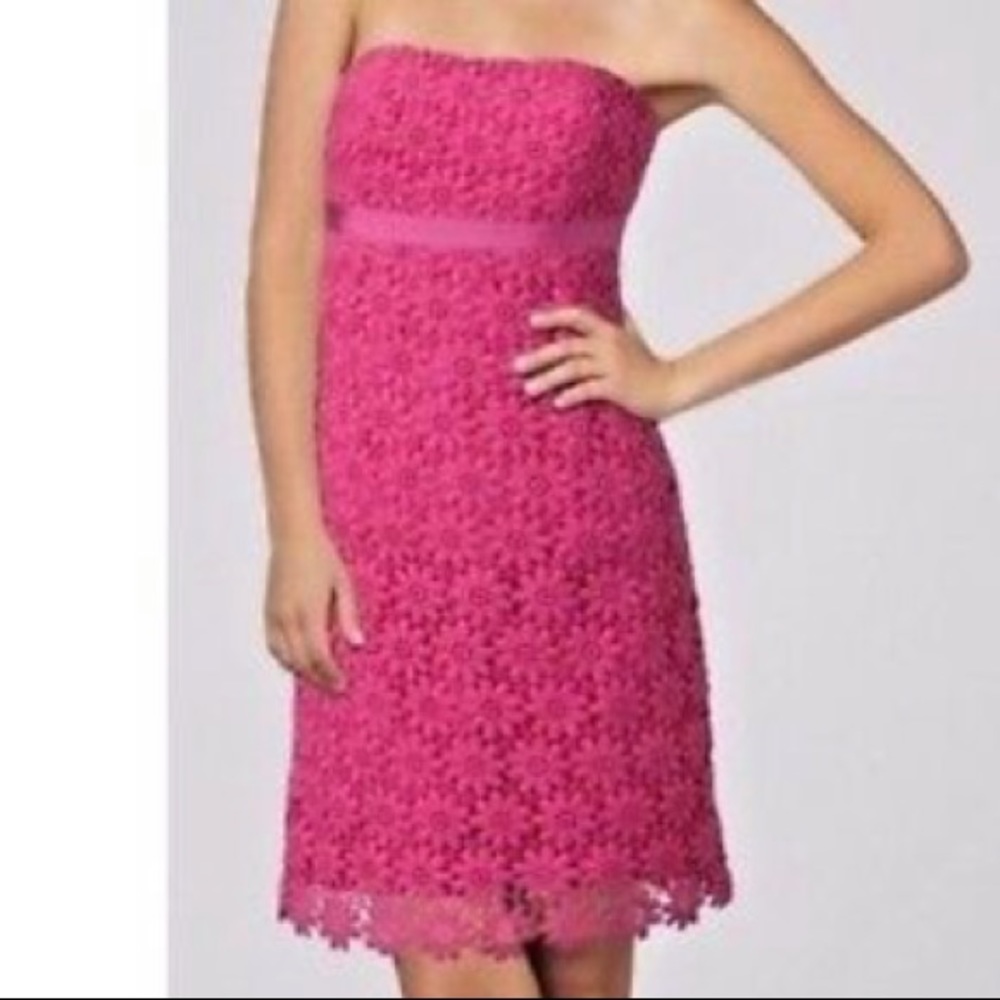 Lily Pulitzer Bowen Crochet Floral Strapless